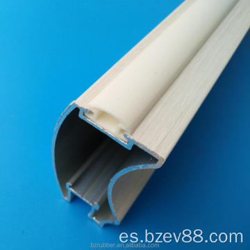 Extrusión antienvejecimiento PVC puerta de guardarropa Sello de goma Strip